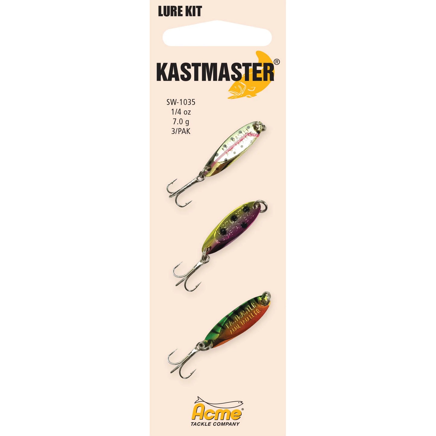 Acme Kastmaster Spoon 3 Pack