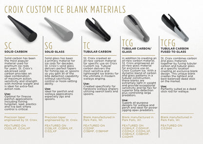 St Croix Custom Ice Rods