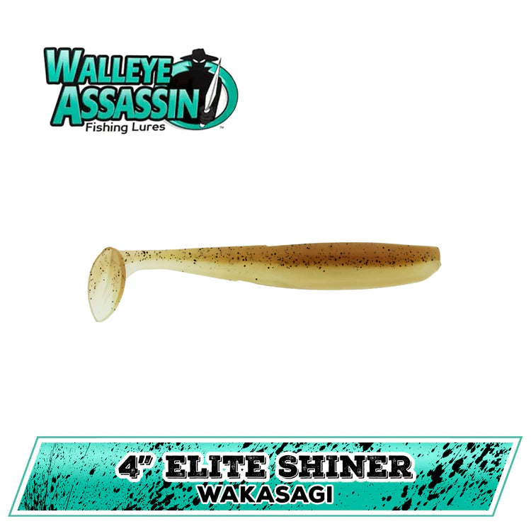 elite fishing lures Walleye Assassin Elite Shiner Northern Minnow