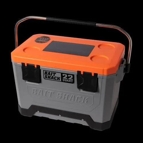 Whisker Seeker Bait Shack | Solar-Powered Live Bait Cooler with Aerator