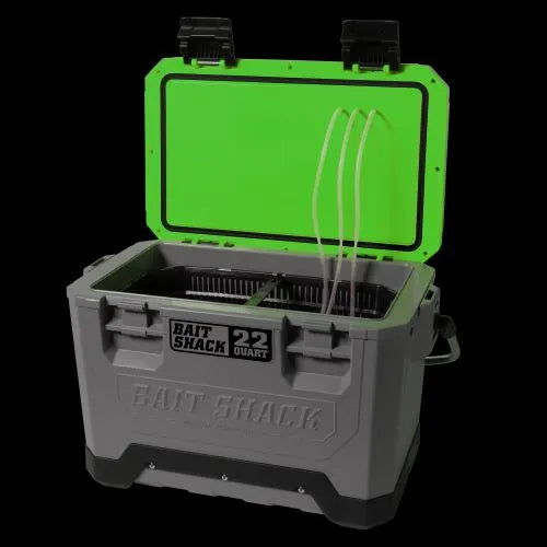 Whisker Seeker Bait Shack | Solar-Powered Live Bait Cooler with Aerator