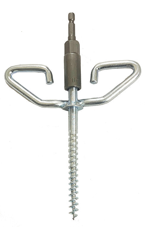 RAZR-BACK Power-Drill Ice Anchor 4-pk Kit