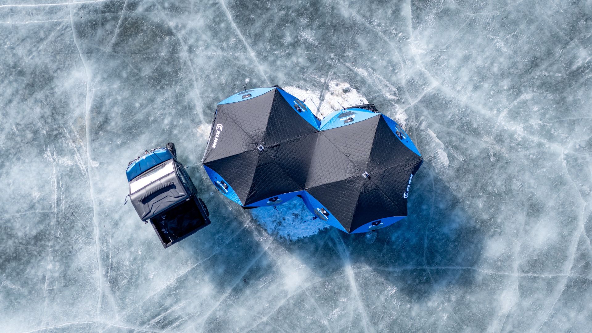 Clam X-1200 Thermal - Double Hub Shelter – Dakota Angler