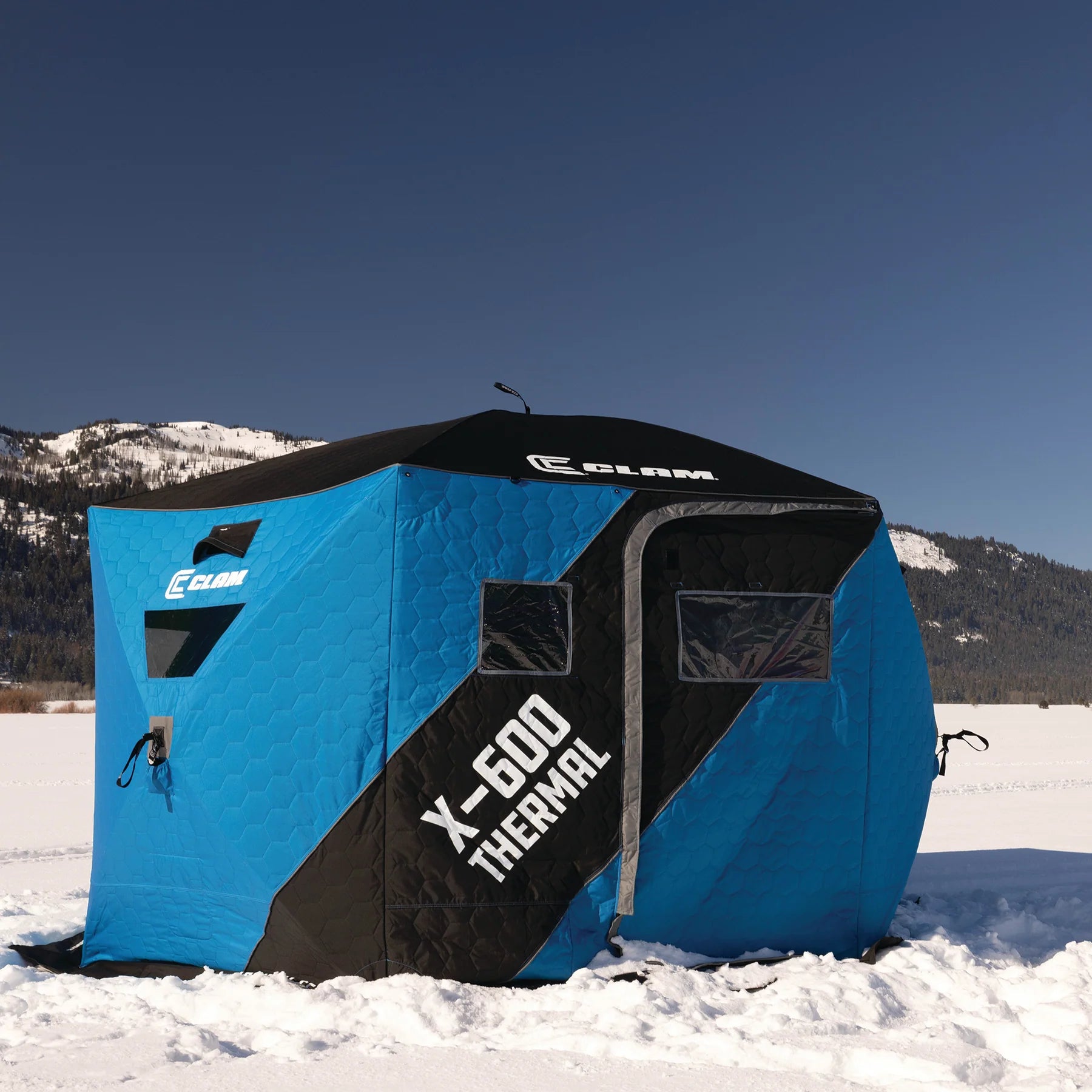 Clam X-600 Thermal - 6 Side Hub Shelter – Dakota Angler Clam X-600 Thermal - 6 Side Hub Shelter – Dakota Angler
