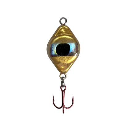 Fish Daddy Dirty Bomb Gold LED Spoon