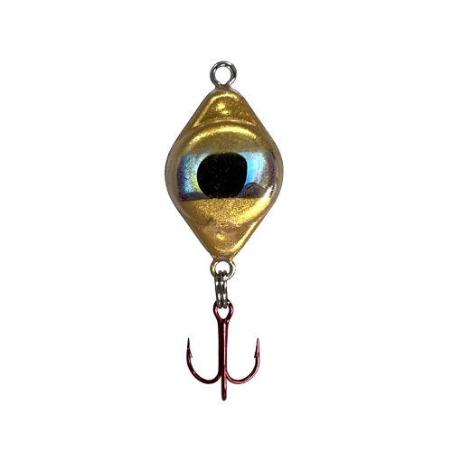 Fish Daddy Dirty Bomb Gold LED Spoon