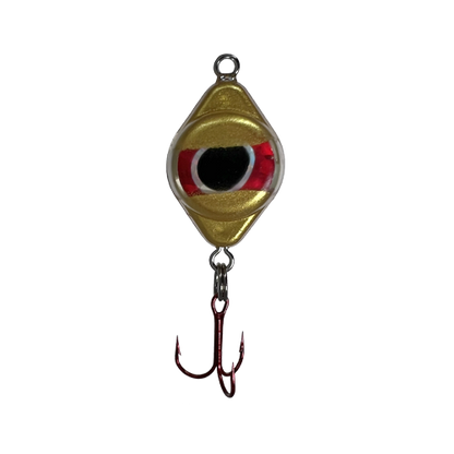 Fish Daddy Dirty Bomb Gold LED Spoon