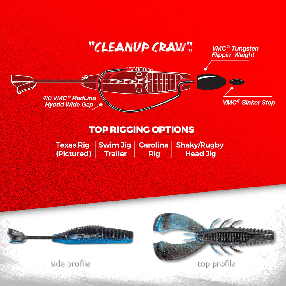 Rapala Crush City Clean Up Craw