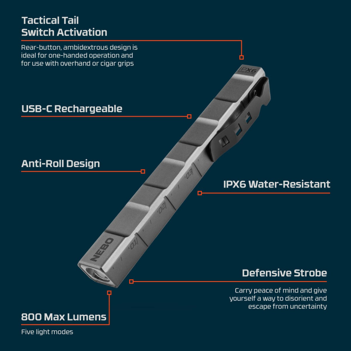 Nebo EDGE 800 Pen Light
