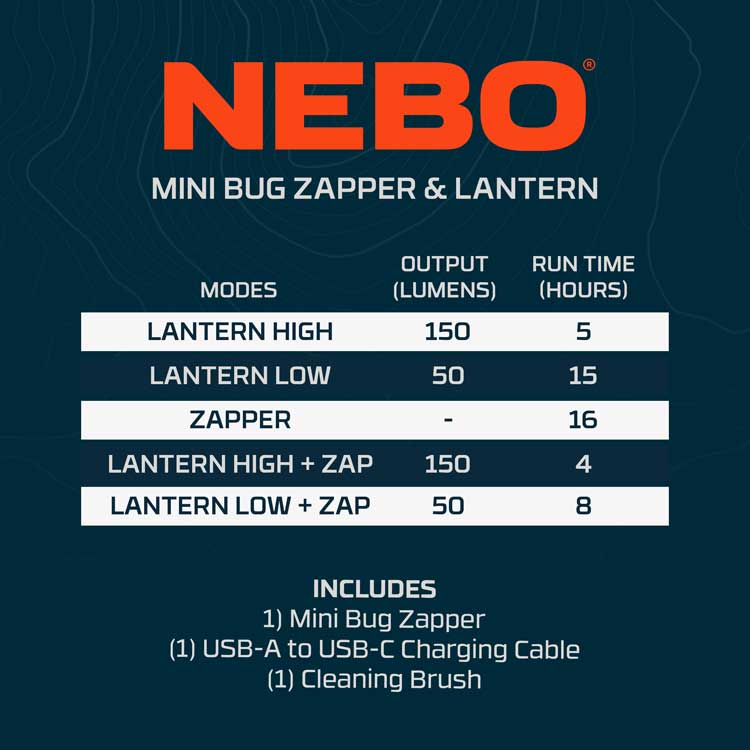 NEBO Mini Bug Zapper & Lantern