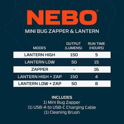 NEBO Mini Bug Zapper & Lantern