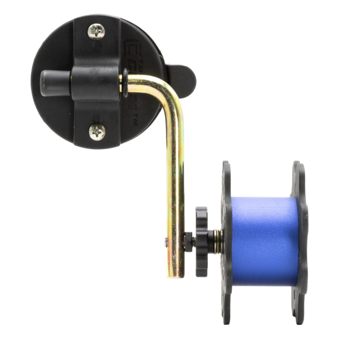 fish house rattle reel mounts Clam ClamLock Vertical Rattle Reel w/Hub Mount – Dakota Angler