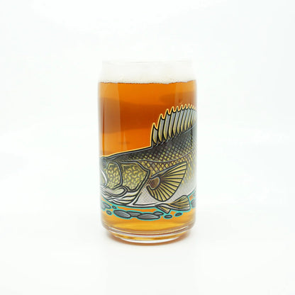 Casey Underwood Walleye Beer Glass