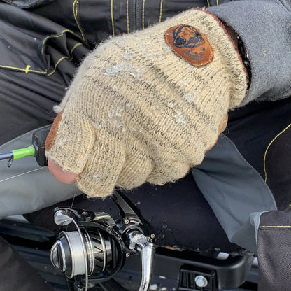 Fish Monkey Wooly Half Finger Glove