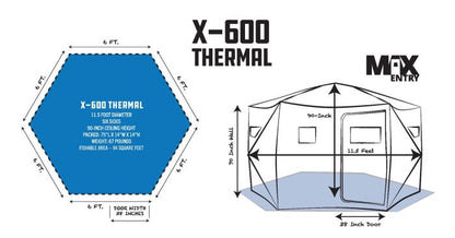 Clam X-600 Thermal - Ice Ops Edition