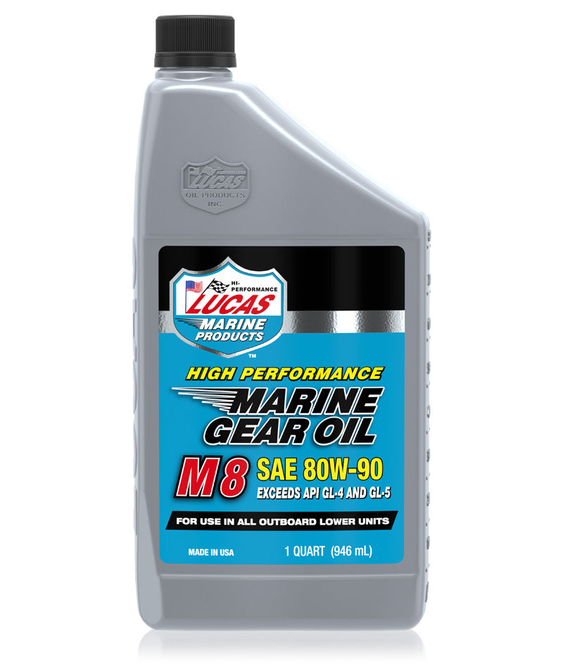 Lucas Oil Marine Gear Oil SAE 80W-90 M8 - 1 Quart