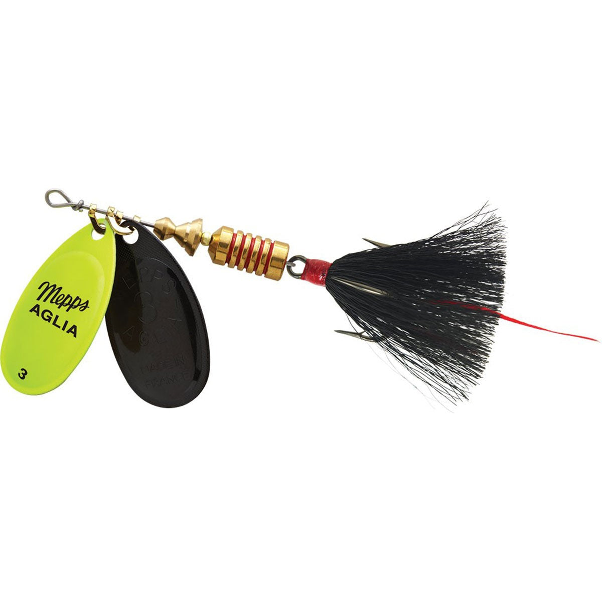 Mepps Double Blade Aglia-Hot Firetiger-Chartreuse
