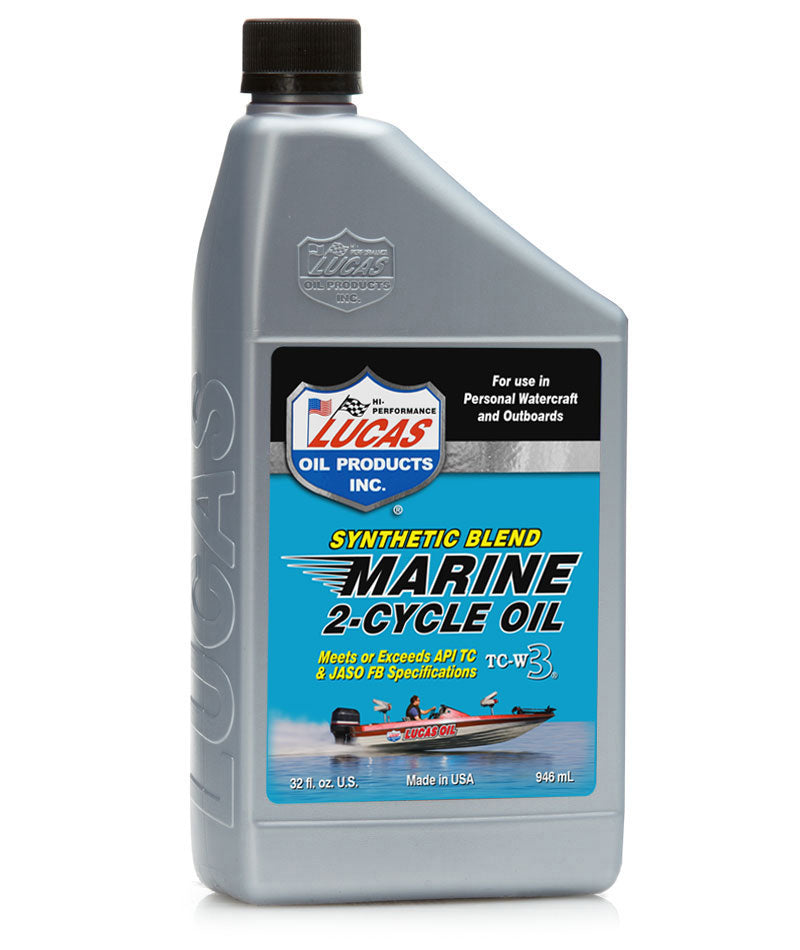 Lucas Oil Synthetic Blend 2-Cycle Marine Oil - 1 Quart