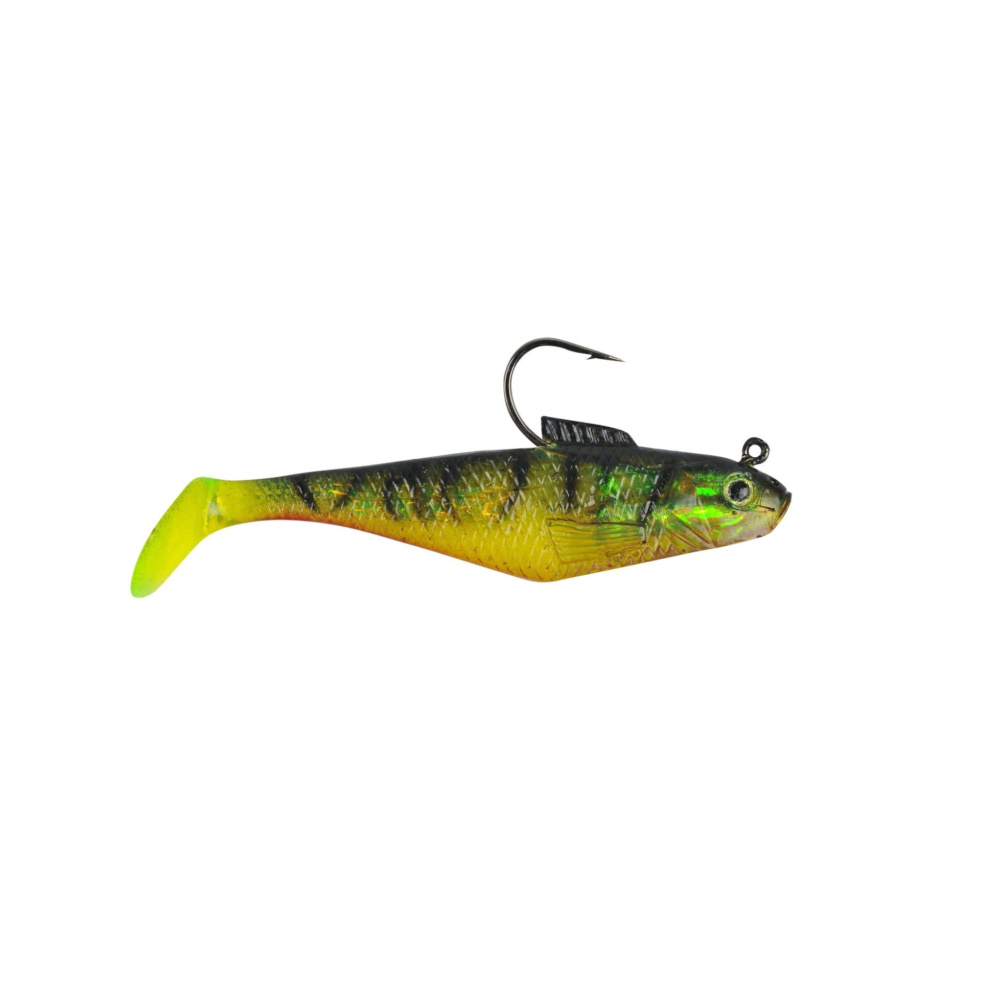 2 Esca Da Pesca Berkley PowerBait – 1/8 Oz Pogy Shad Pre-Attrezzate – Swimbaits Nuove