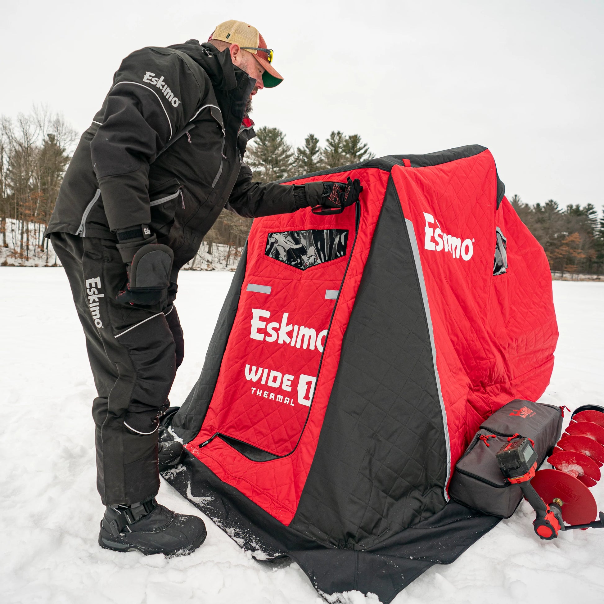 eskimo zelt Eskimo Wide 1 Thermal – Dakota Angler