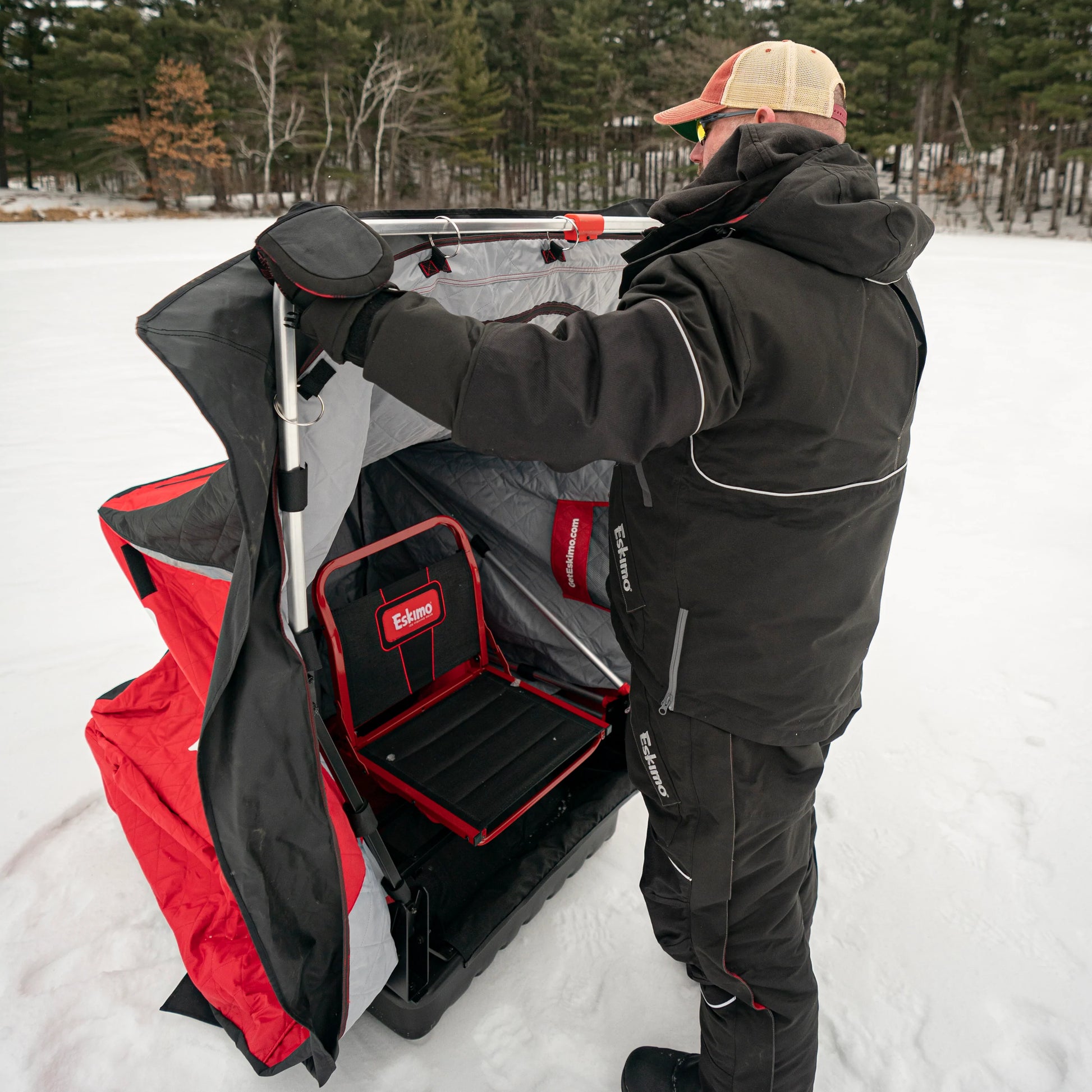 eskimo zelt Eskimo Wide 1 Thermal – Dakota Angler