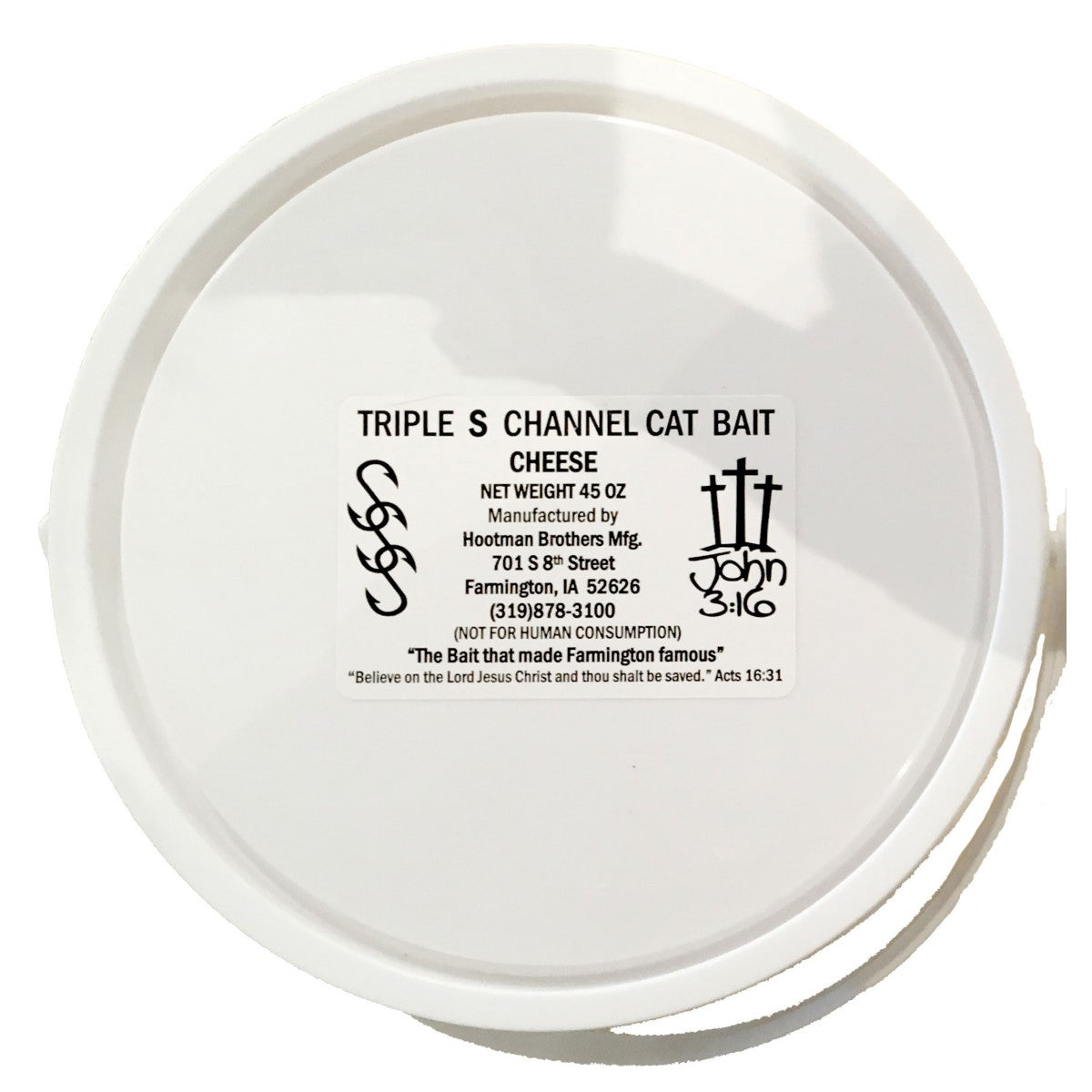 channel catfish bait fishing lure Triple S Catfish Bait Cheese