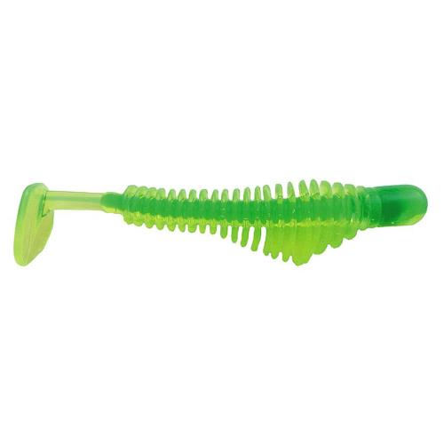 B Fish N Tackle AuthentX Pulse-R Paddle Tail Chartreuse/Green Core; 3.25 in