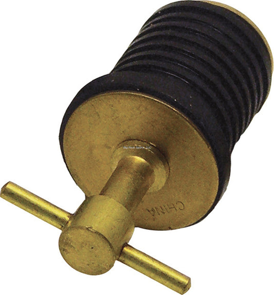 Shoreline Marine Drain Twist Plug 1" Brass