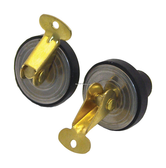 Shoreline Marine Baitwell Plug 1/2" Brass Pair