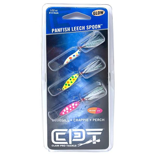 Panfish Leech Flutter Spoon - Clam Pro Tackle 