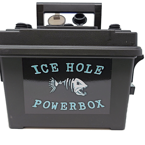 battery box for ice fishing Bold North Outdoors Power2Go300 Power perfect for hand warmers to keep batteries warm and ready to go at any time Wiring Ice Fishing Power Box