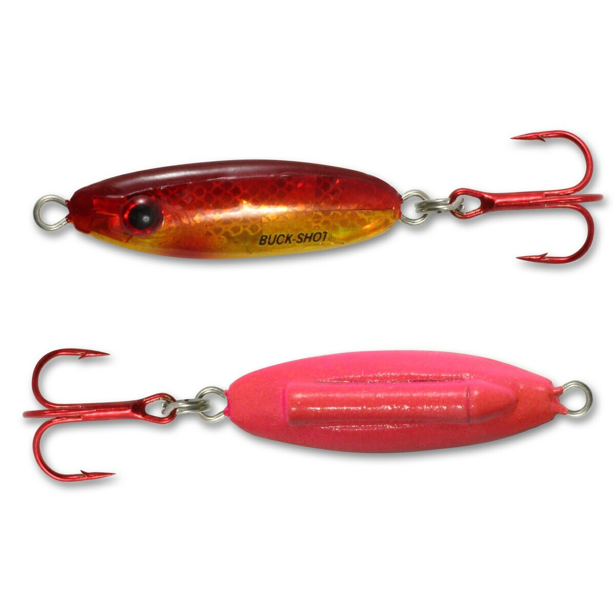 buck shot ice fishing lure Northland Buck-Shot Rattle Spoon