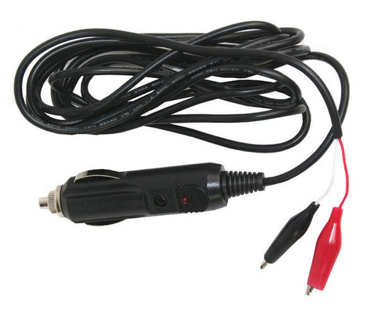 Clam DC Cord with Alligator Clips