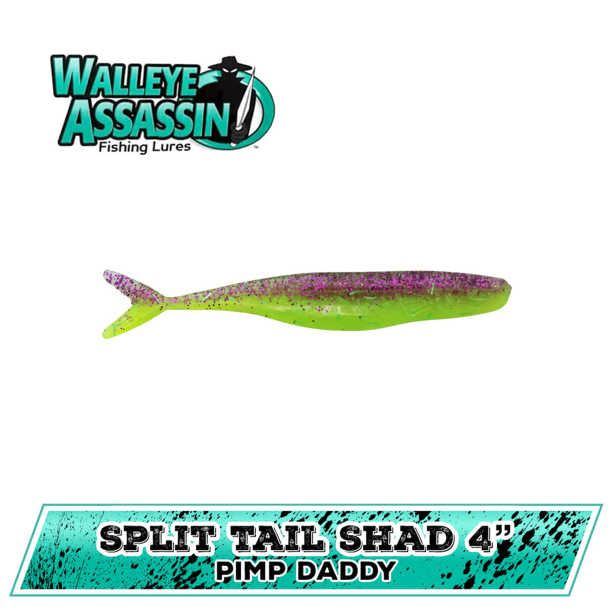 fish assassin lures Walleye Assassin Split Tail Shad Northern Minnow