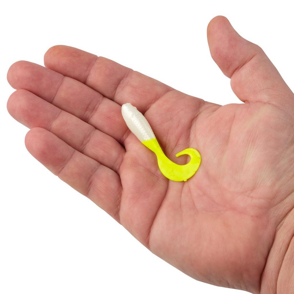 Berkley Gulp! Minnow Grub - 3-Inch Pearl White Soft Bait For Bass, Walleye & Pike