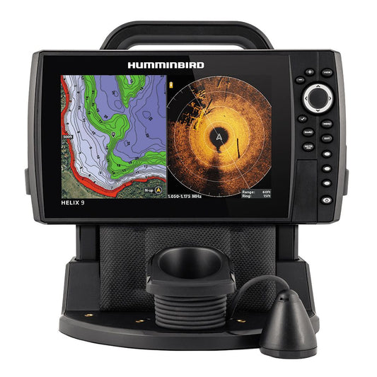 Humminbird Ice Helix 9 MSI+ GPS G4N MEGA 360 Bundle