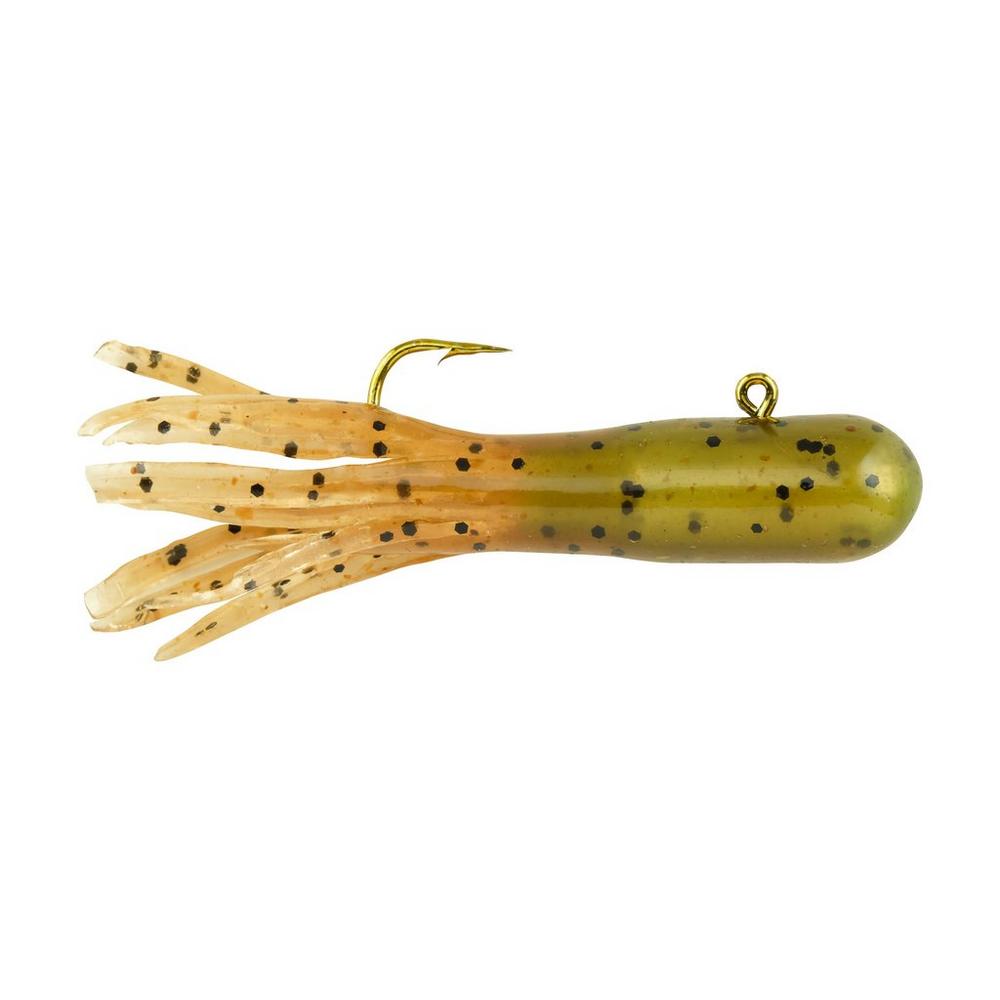 Berkley PowerBait Pre-Rigged Atomic Tubes, 1/64oz, Grasshopper