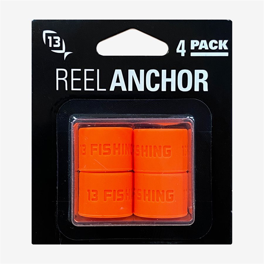 13 fishing reel anchor 13 Fishing Reel Anchor Wrap, Neon Orange