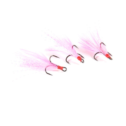 bottom fishing feathered vietnamese hooks Clam Gaff Feathered Treble Hooks – Dakota Angler
