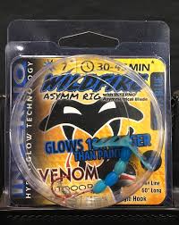 Venom Wildfire Asymm Slow Death Rig – Dakota Angler