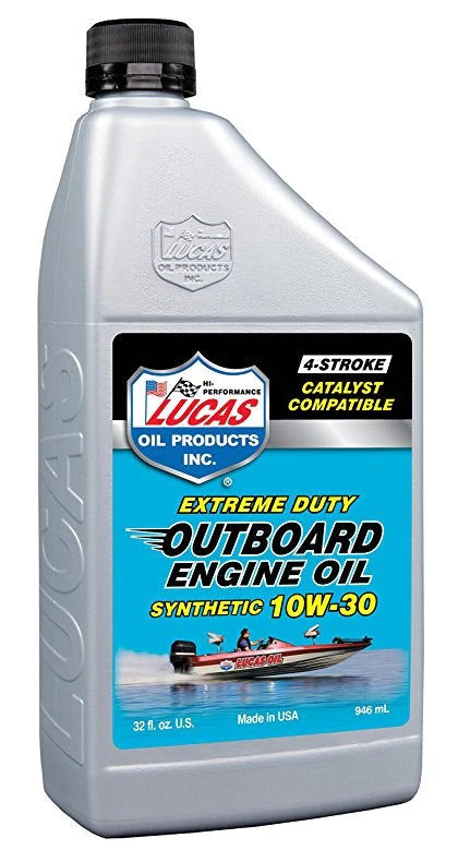 Lucas Oil Outboard Engine Synthetic SAE 10w-30 Oil - 1 Quart