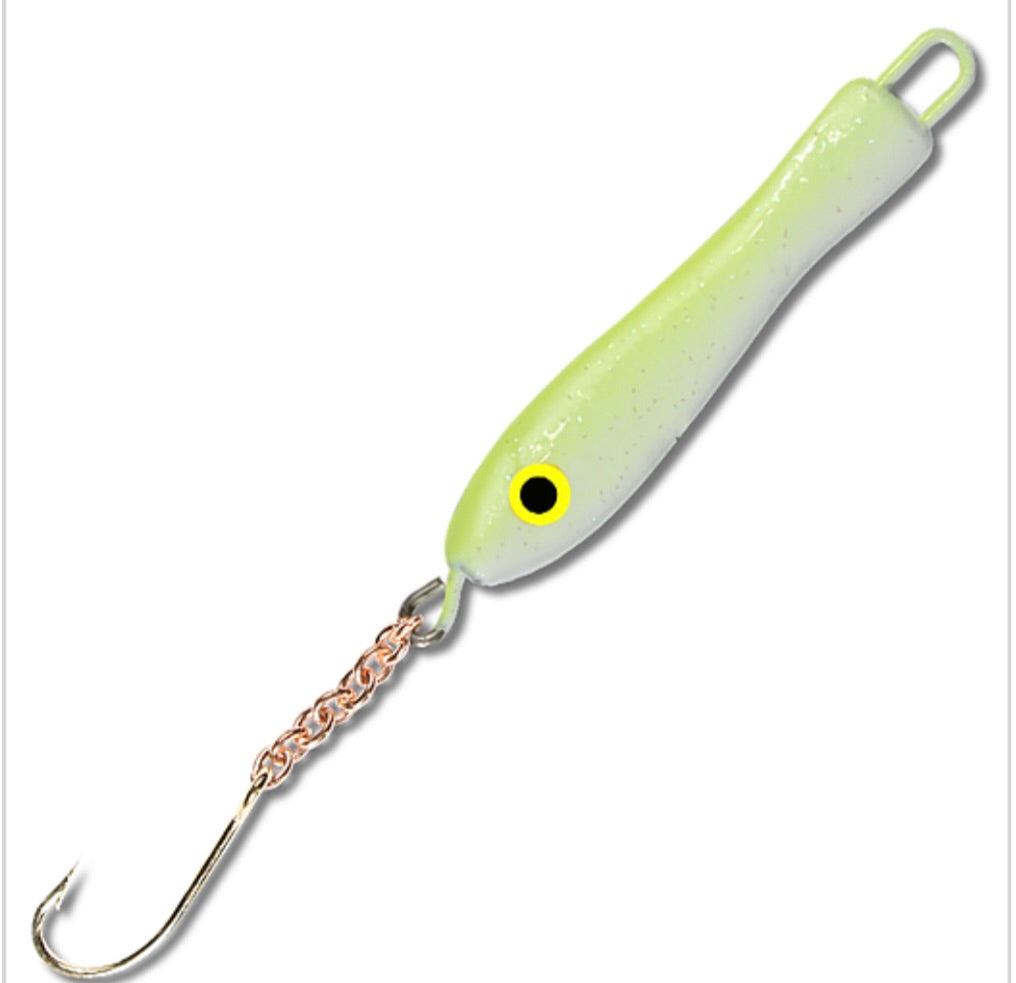 Shucks Jigger Minnow 1.5 inch-Gold Shucks Jigger Minnow 1.5 inch-Gold