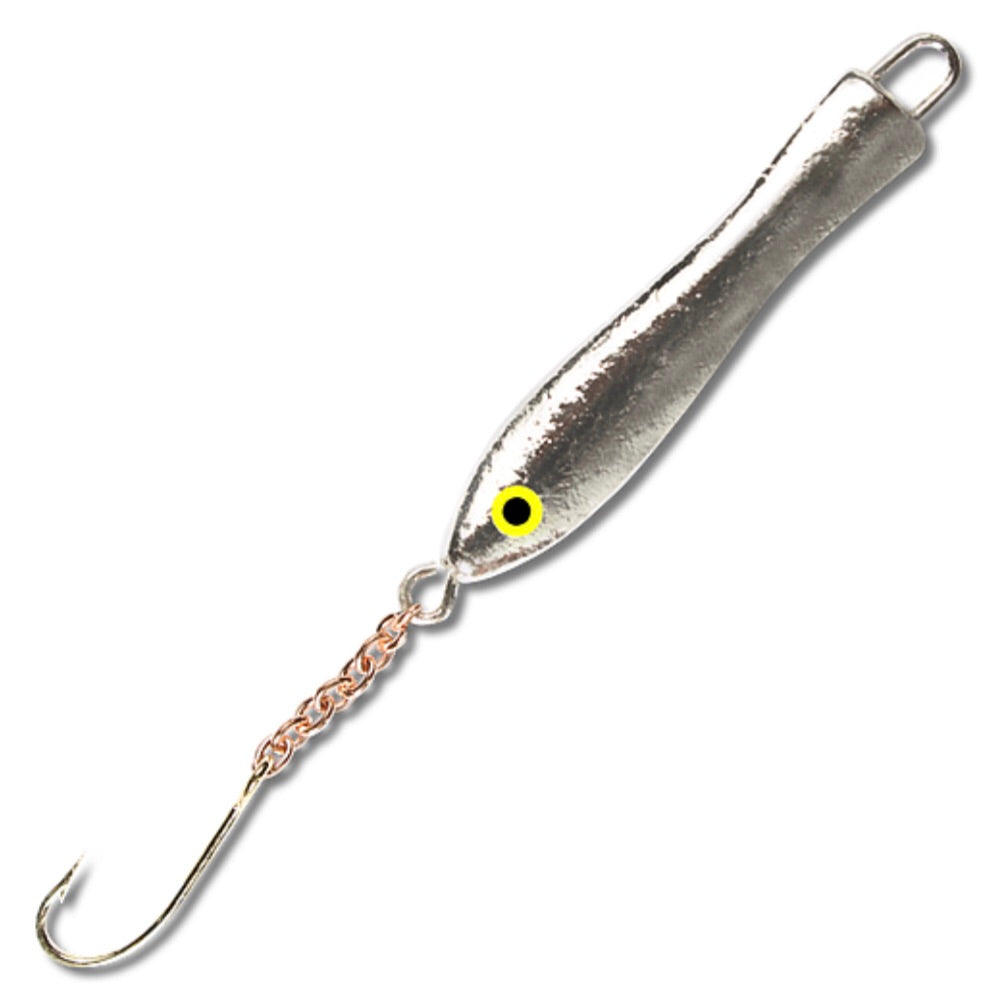 do jigger fishing lure Bay de Noc Do-Jigger, 1/6 oz. / Nickel lb test line if you want to catch the larger fish Do-Jigger - Nickel Body -