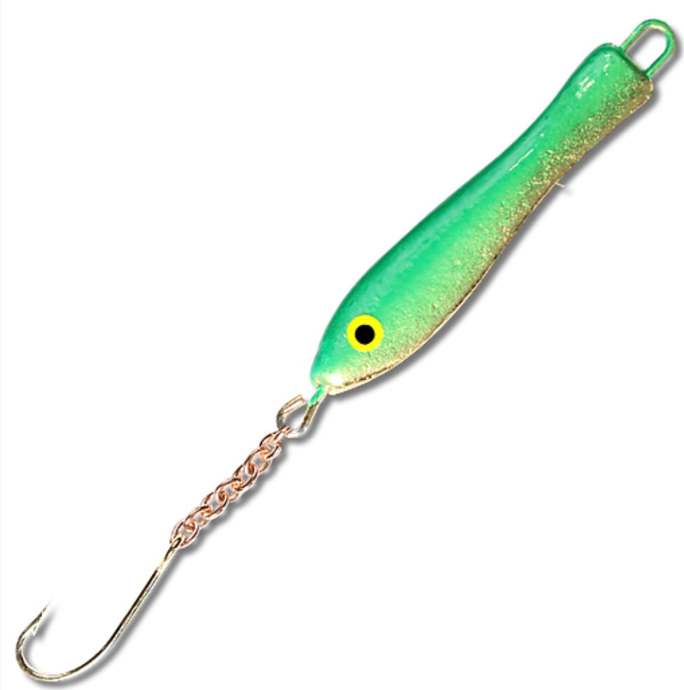Shucks Jigger Minnow 1.5 inch-Gold Shucks Jigger Minnow 1.5 inch-Gold