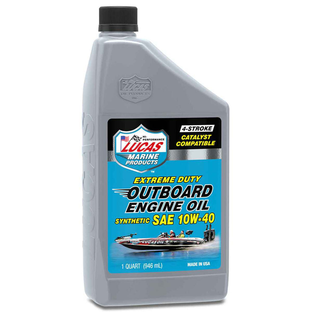 Lucas Oil Outboard Engine Synthetic SAE 10w-40 Oil - 1 Quart