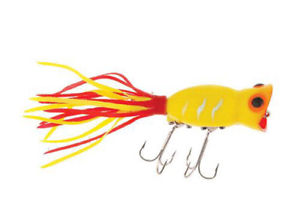 arbogast hula pike fishing lure value Arbogast Hula Popper Yellow