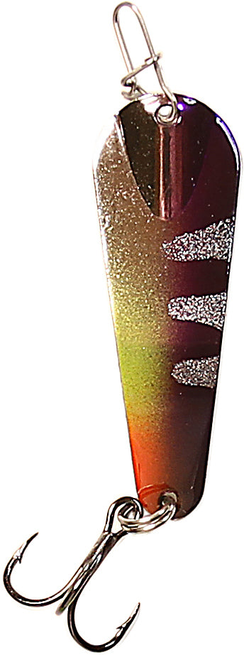 custom ice fishing lures Custom Jigs and Spins Pro Series Slender Spoon 1/16oz / Gold Baby Walleye